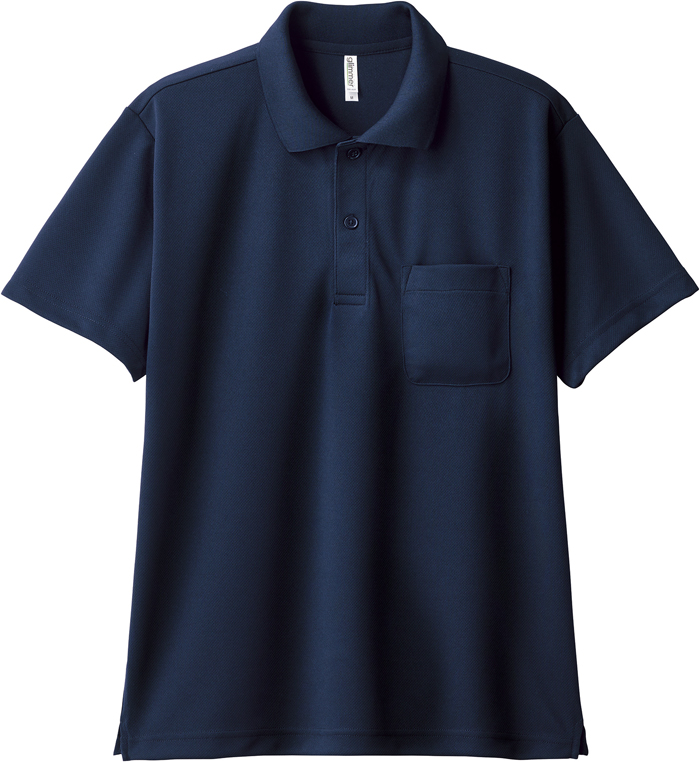 ドライポロシャツ(ポケット付)